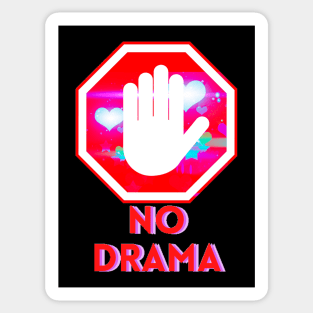 No Drama Sticker